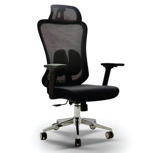 High Back Ergonomic Chair NEXUS with 3D armrest and Adjustable Lumbar Support