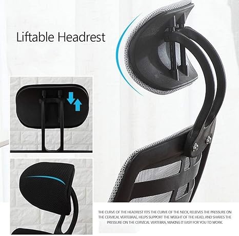 Office Chair Black Mesh Fabric Swivel Revolving Chair – Staff Computer & Home Office Chair