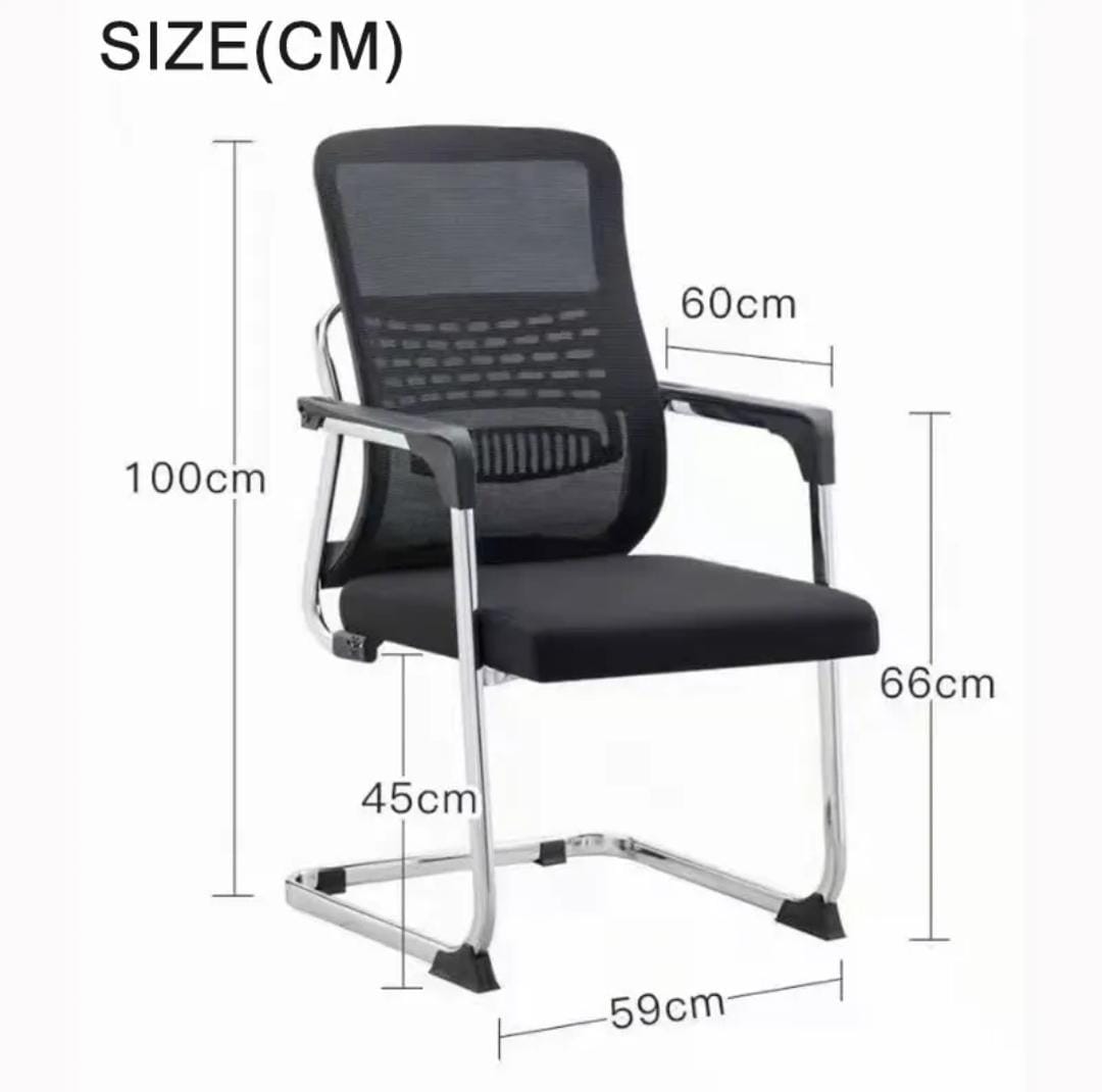 Visitor Office Chair – Comfortable & Long-Lasting Ergonomic Design