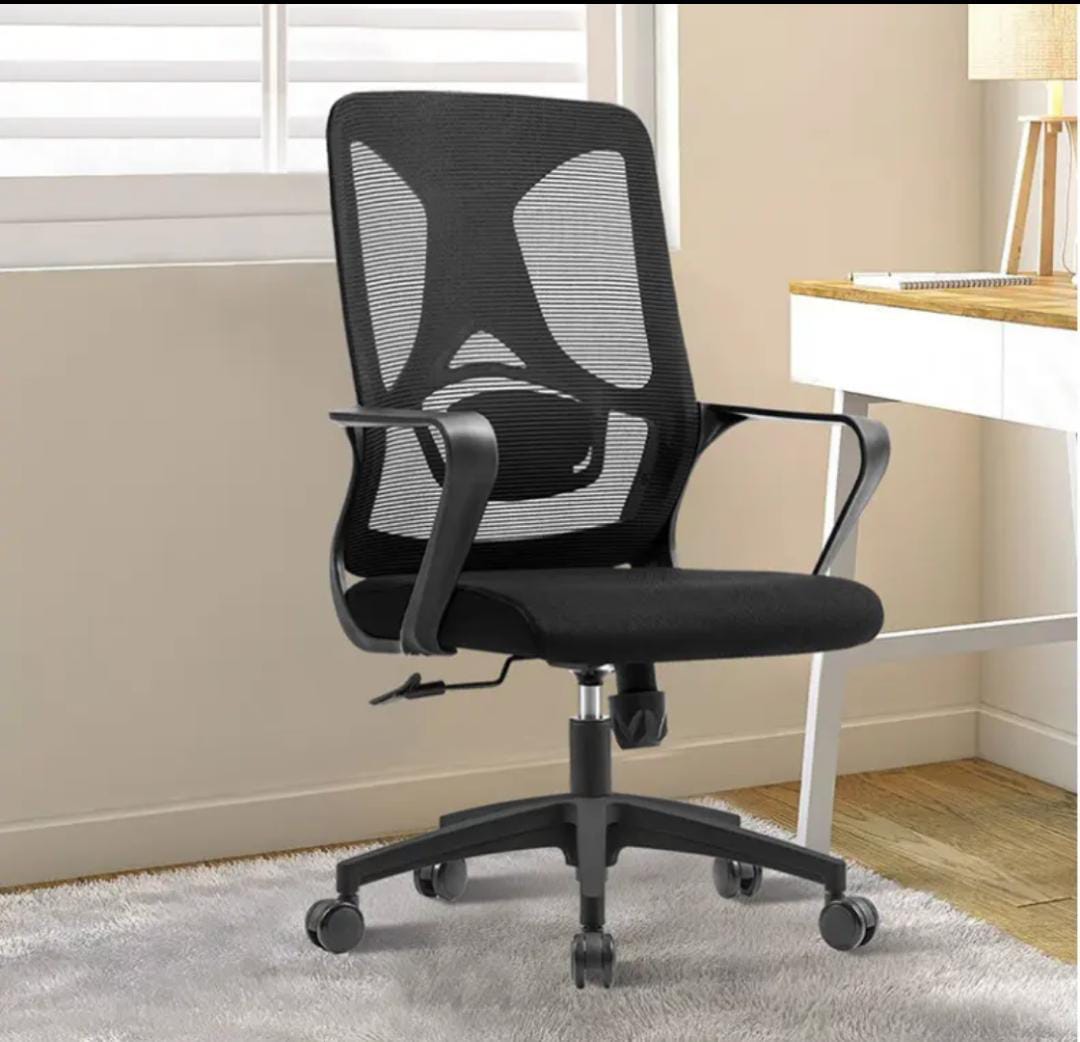 Ergonomic Office Chair Adjustable High-Back Mesh Task Executive Chair with Headrest & Arm Rest for Home and Office