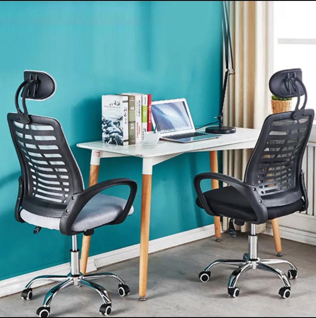 Office Chair Black Mesh Fabric Swivel Revolving Chair – Staff Computer & Home Office Chair